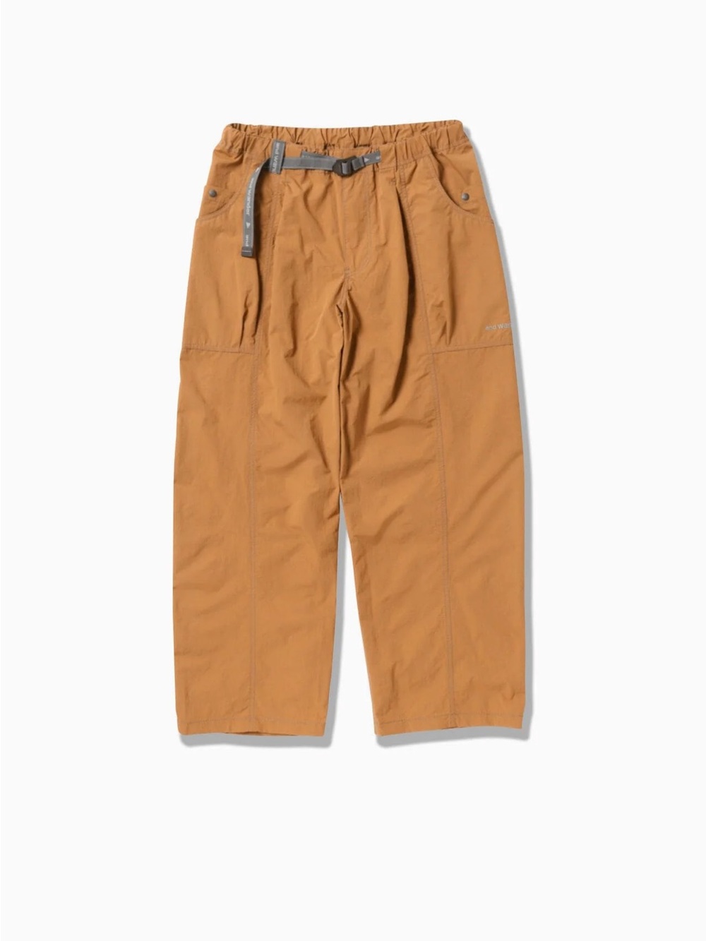 Men's Cargo Utility Pants in Caramel with Elastic Waist